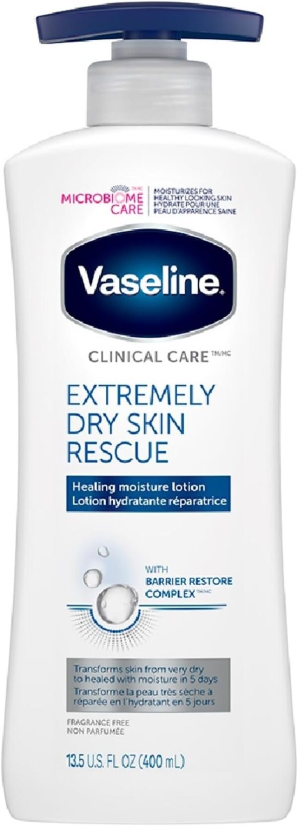 Vaseline Lotion Extremely Dry Skin Rescue 400 ML